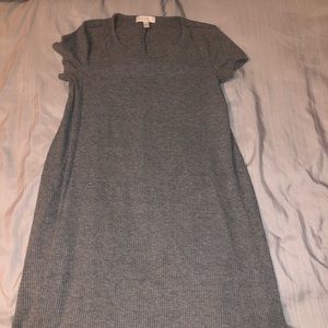 Grey t-shirt dress
